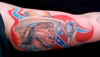 Tattoos - Cecil Porter - ronnie van zant